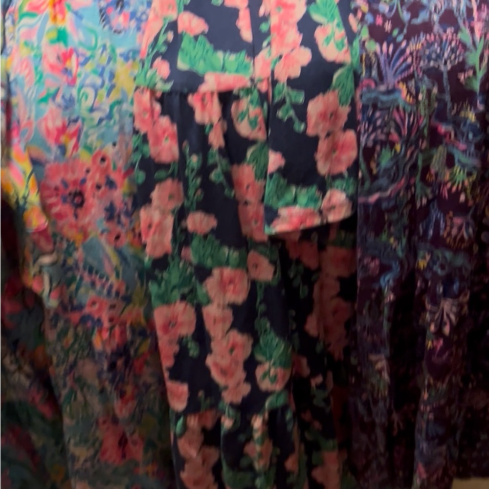4-Lilly Pulitzer Geanna and Elaina Dresses- Vibrant multicolor EUC and 2-BNWOT